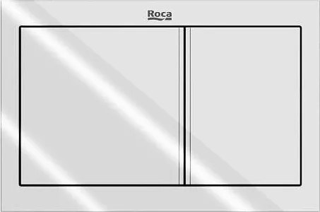 Бутон PS1 за DUPLO WC S, двоен, хром