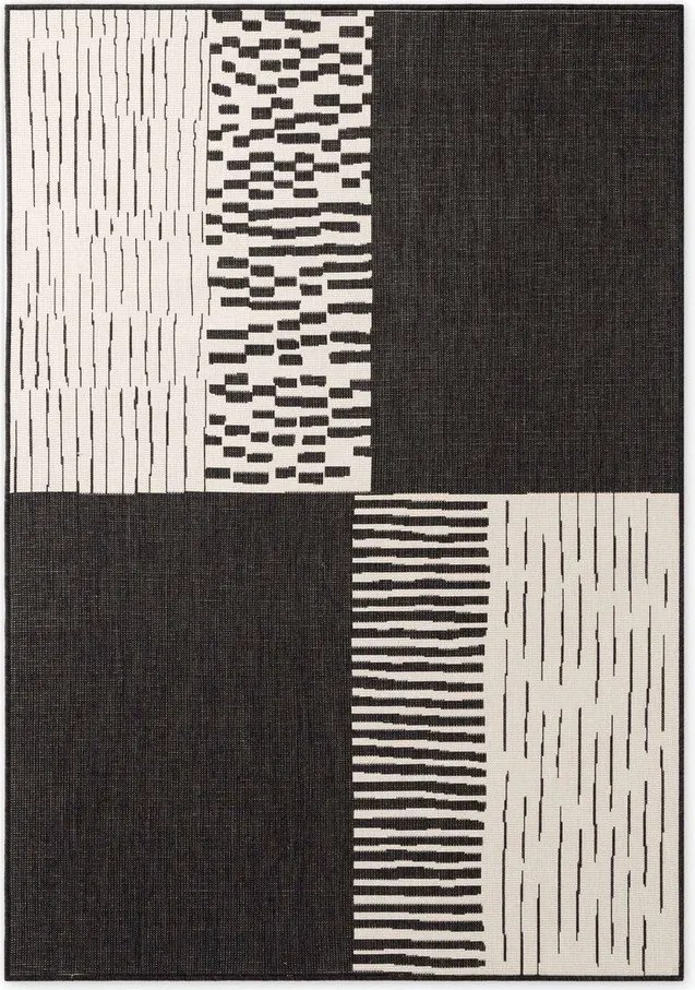 Черен/кремав килим за открито и закрито 200x300 cm Haringey Acacia – Ted Baker