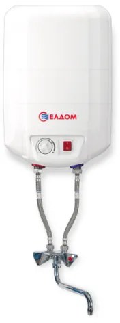Бойлер Eldom 72325 NMB, 1.5kW, 10 л, XXS, 4 степенна защита, Външен терморегулатор, Бял