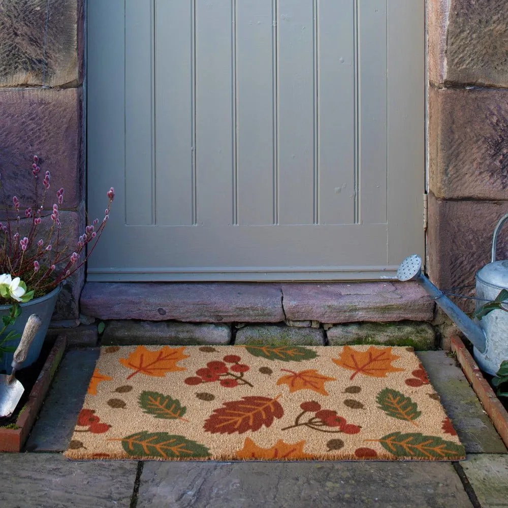 Изтривалка от кокосови влакна 60x90 cm Autumn Leaves – Artsy Doormats