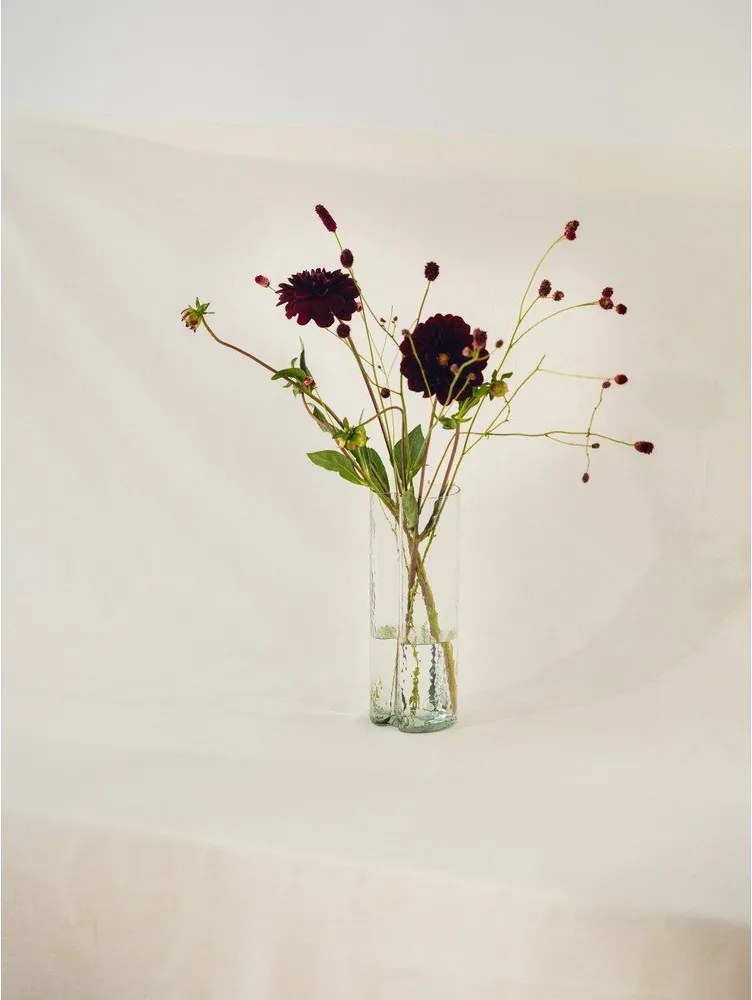 Стъклена ръчна изработка ваза (височина 24 cm) Tubu – noo.ma