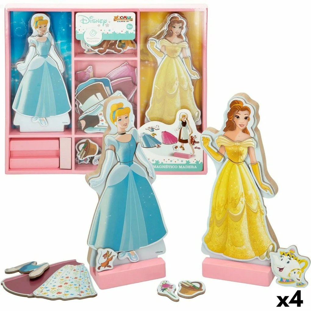 Фигурки Princesses Disney 9 x 20,5 x 1,2 cm 45 Части 4 броя