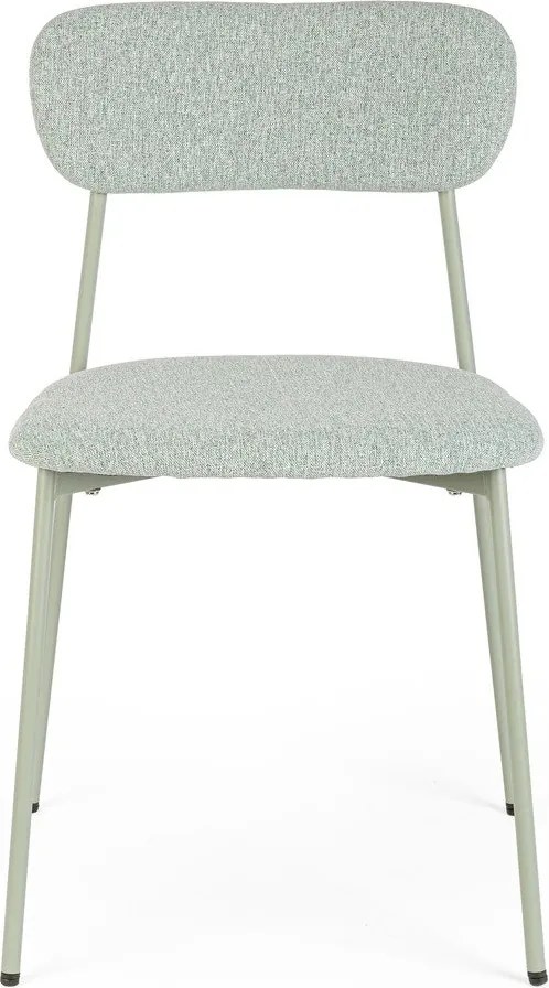 Тапициран трапезен стол в цвят мента Inka – Yes Everyday