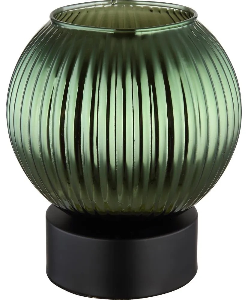 Globo 15638TG - Настолна лампа ZUMBA 1xE27/25W/230V Ø 15 см зелен