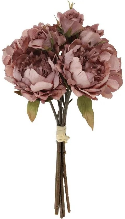 Декоративни цветя Peony в букет - Sapio milo (12 τεμάχια)