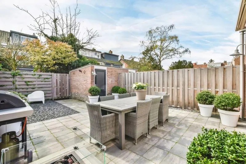 Комплект градински мебели в сив цвят GARDENLINE