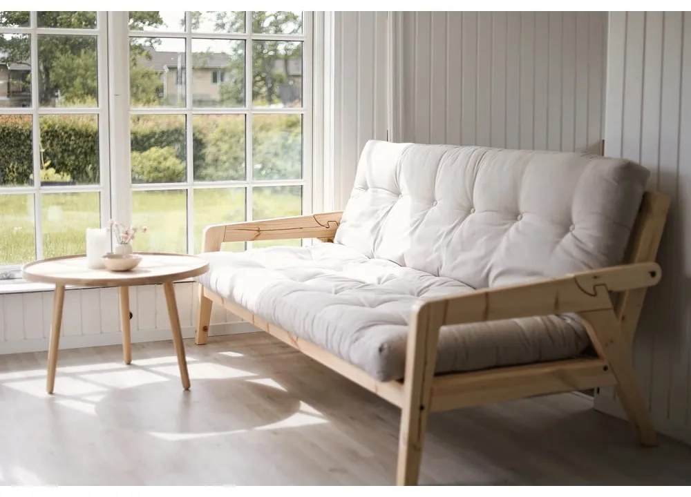 Разтегателен диван горчица 204 cm Grab Carob - Karup Design