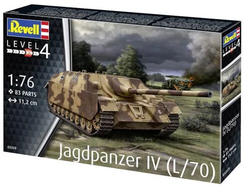 Сглобяем модел, Revell, Jagdpanzer IV L/70, 83 части