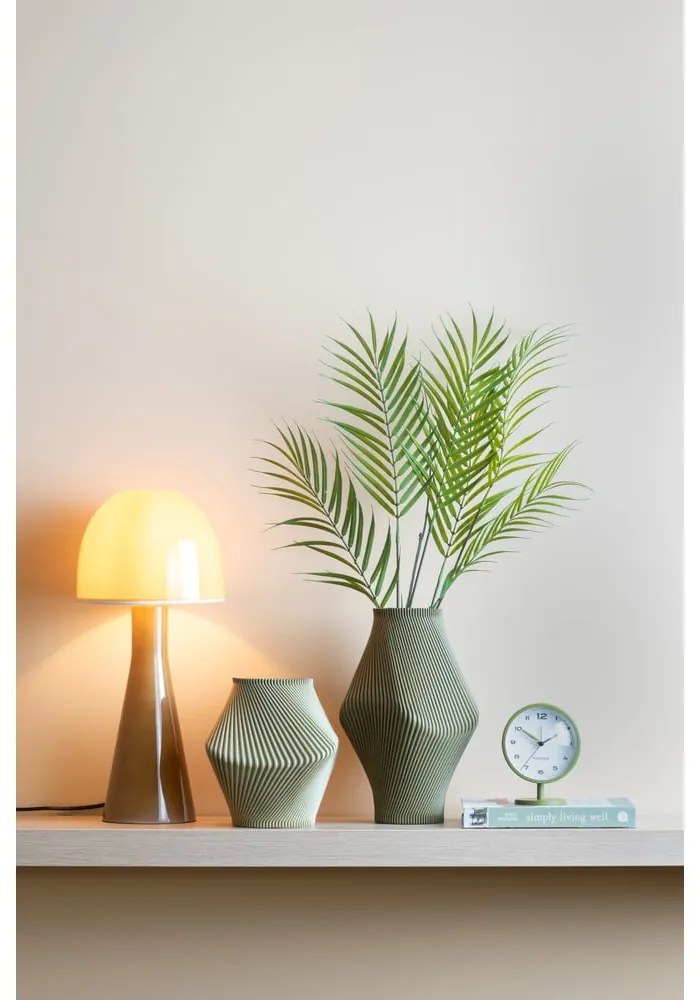 Настолна лампа в цвят жълта охра със стъклен абажур (височина 45 cm) Bombin – Leitmotiv