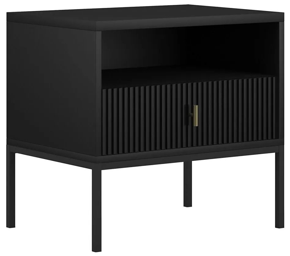 Нощно шкафче SUE черно