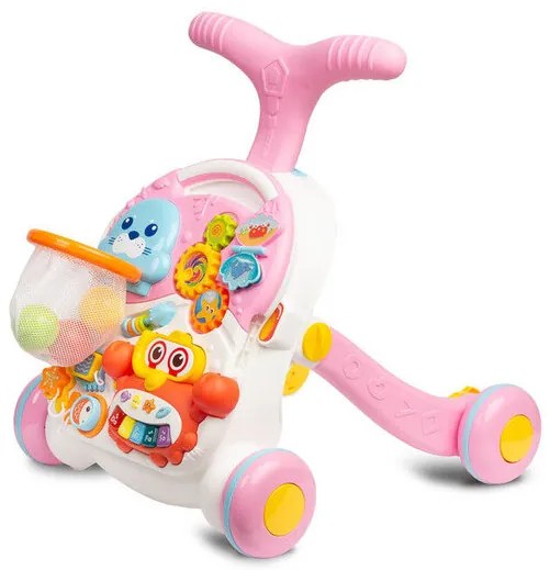 Проходилка 2в1 Spark Pink Caretero Toyz