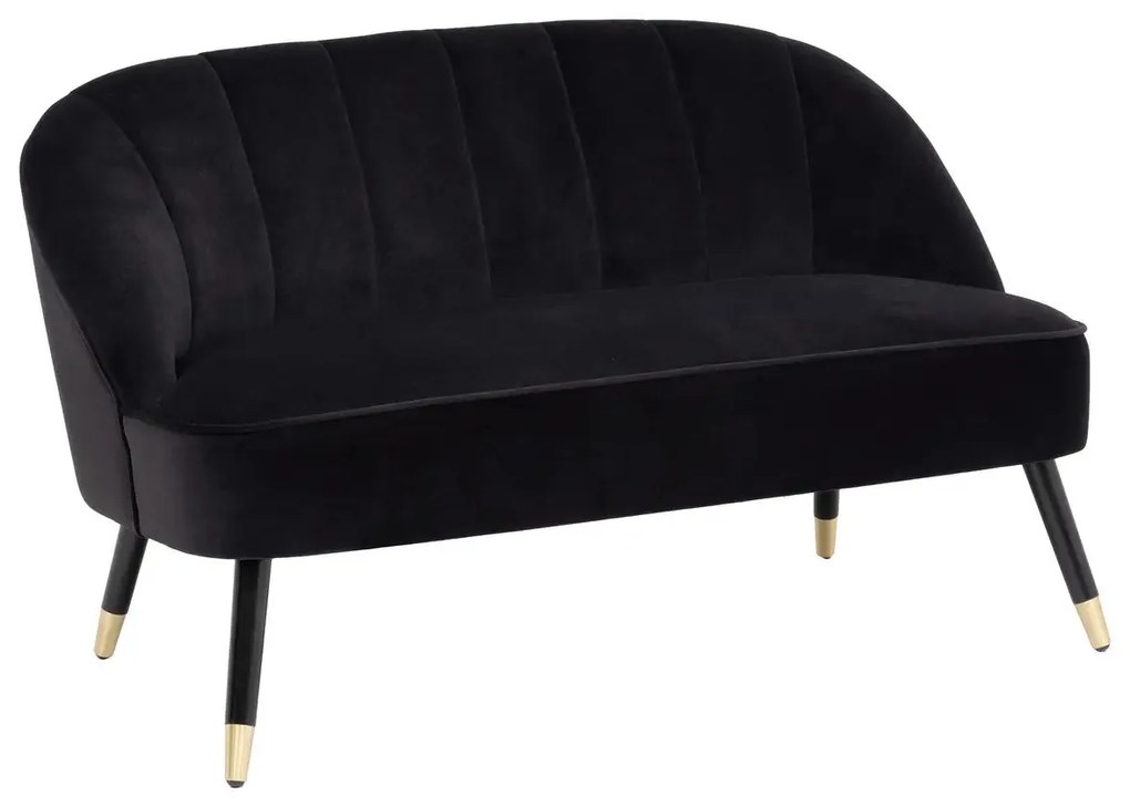 Двуместно канапе atmosphera Naova, Велур, 126x71x72 cm - Тюркоаз