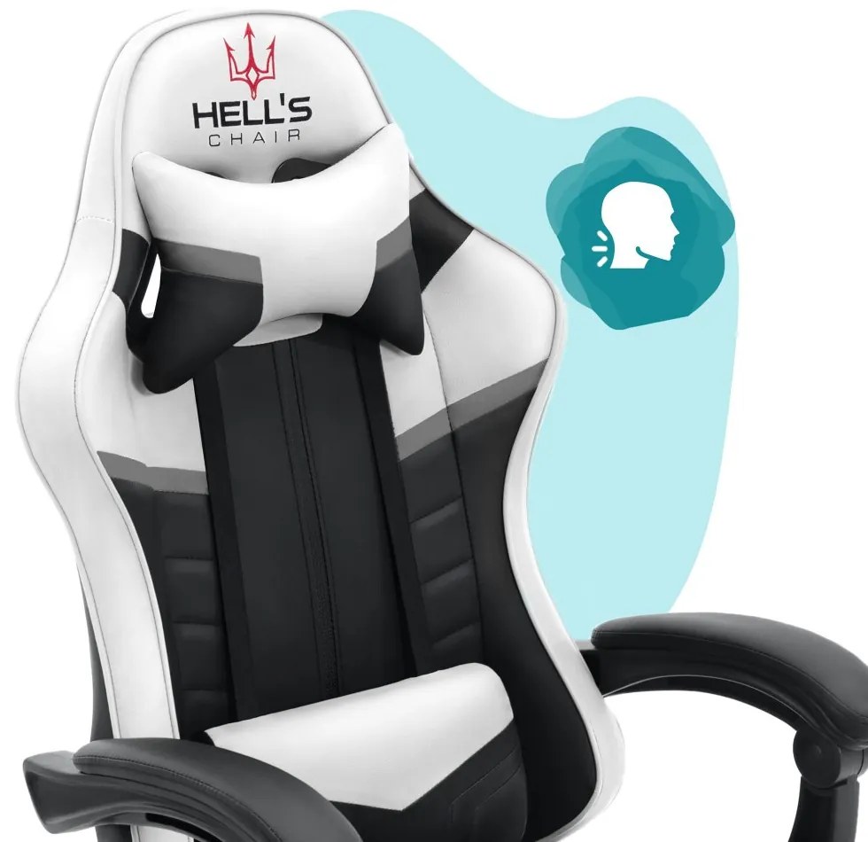 Детски стол за игра HC - 1004 черно и бяло