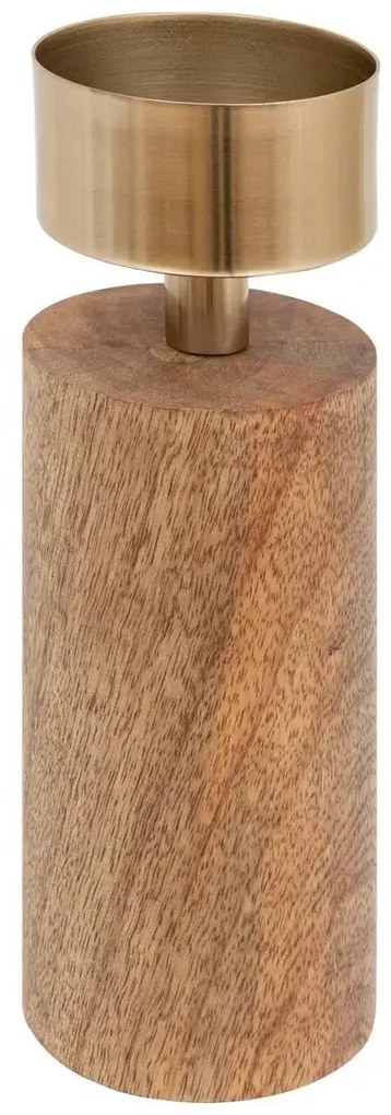 Свещник atmosphera Tropical Boudoir, Дърво, 22 cm, 2 бр