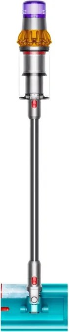 Вертикална прахосмукачка Dyson V15S Detect Submarine 448798-01, 660W, 0.77 л, 60 мин автономия, Сензори, 4 режима, LCD, Сив/син