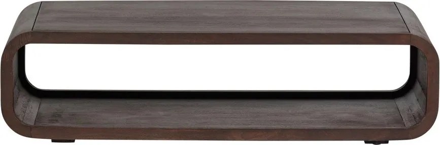 Масичка за кафе от масивно манго в тъмно естествен цвят 60x120 cm Kinu – WOOOD