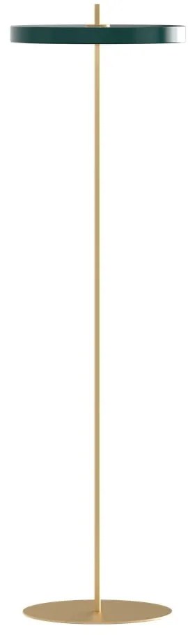 Тъмнозелена LED затъмняваща се подова лампа с метален абажур (височина 151 cm) Asteria Floor – UMAGE