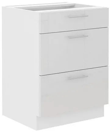 Подов шкаф Lyona 60 D 3S BB-Leuko