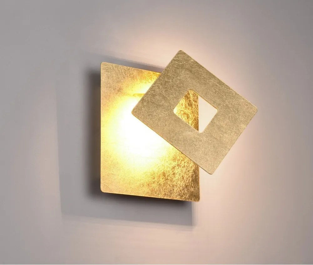 LED стенна лампа в златист цвят Leano - Trio