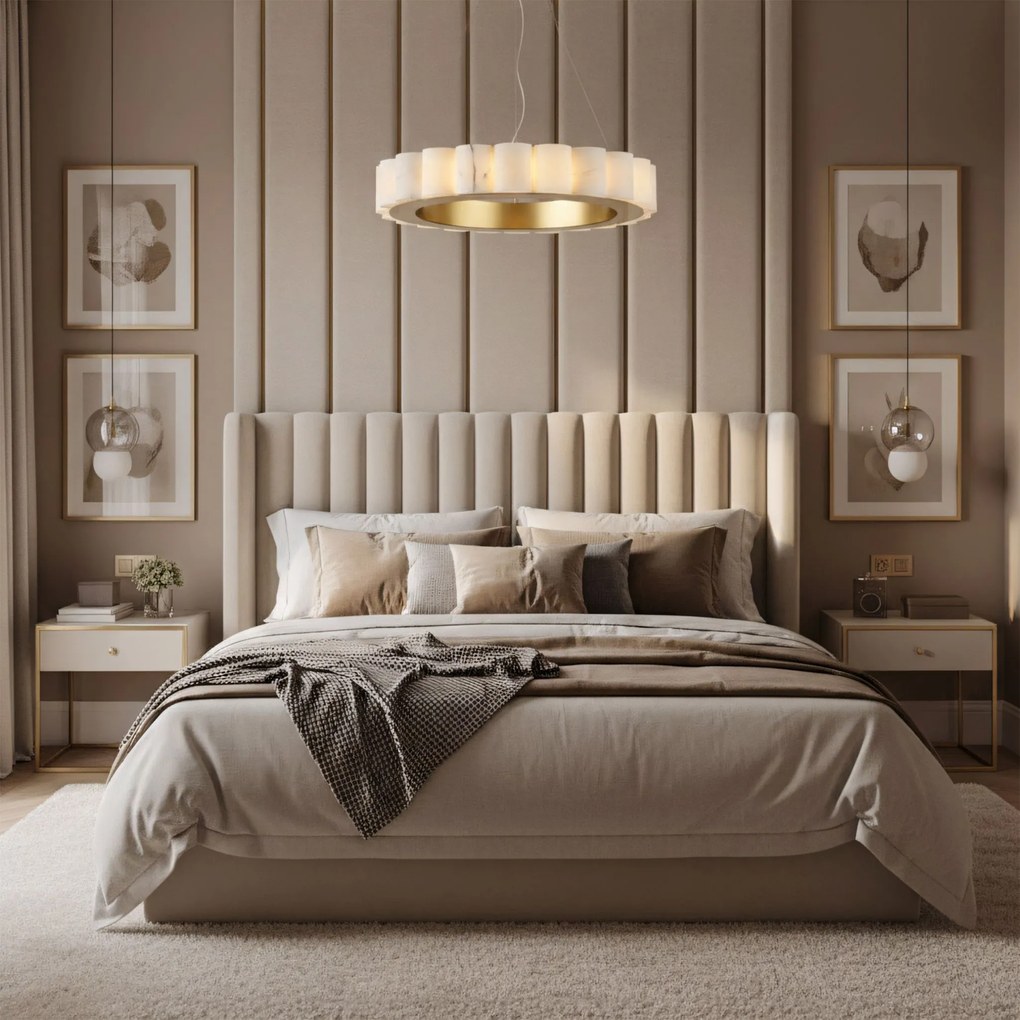 Лампа APP1801-CP 50 cm Brush Gold