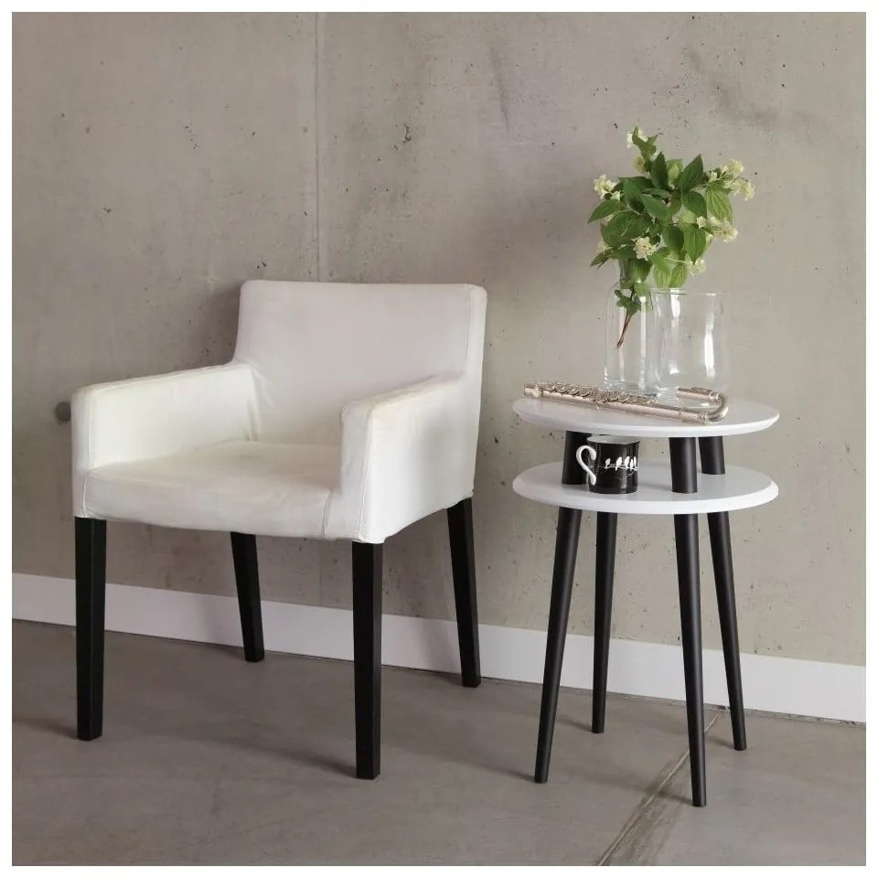 Графитно сива масичка за кафе UFO, Ø 45 cm - Ragaba