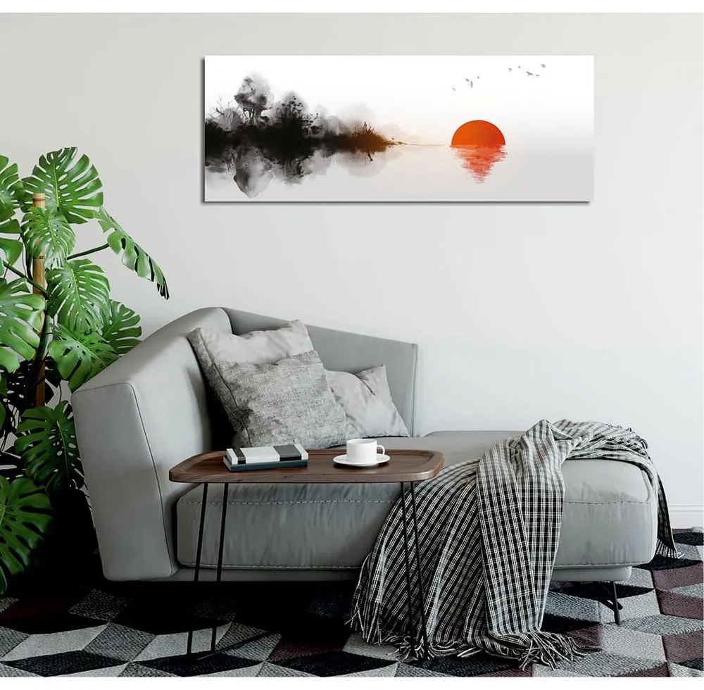 Живопис 80x30 cm Sunrise - Wallity