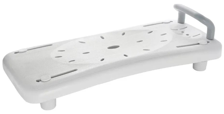 Ridder - Седалка за вана с дръжка 31x70 см, бяла