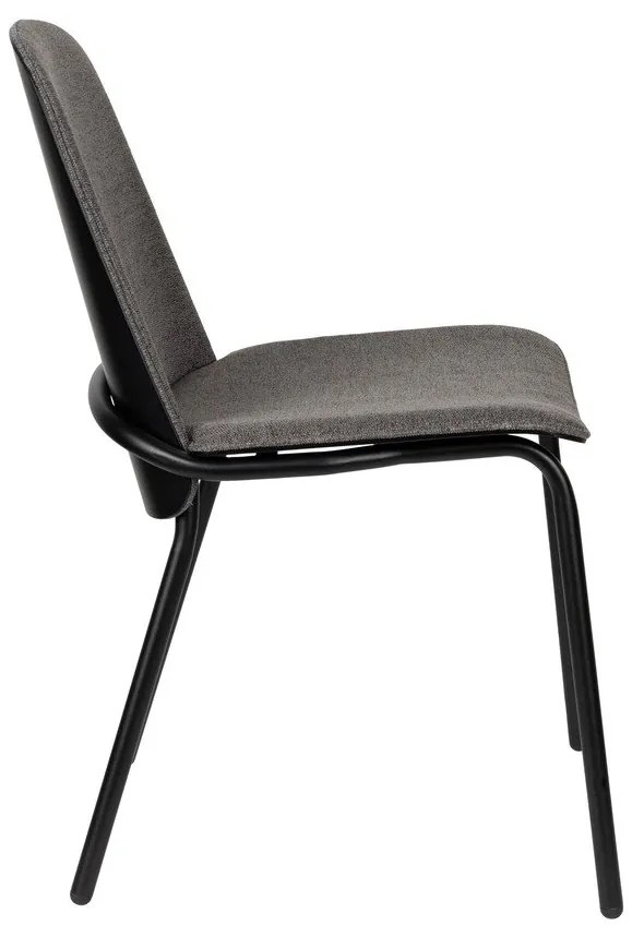 Тъмносиви трапезни столове в комплект от 2 броя Clip - Zuiver
