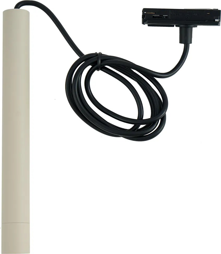 Модерна висяща лампа бежова с черна за релсова система 1-фазна - Iconic Frini