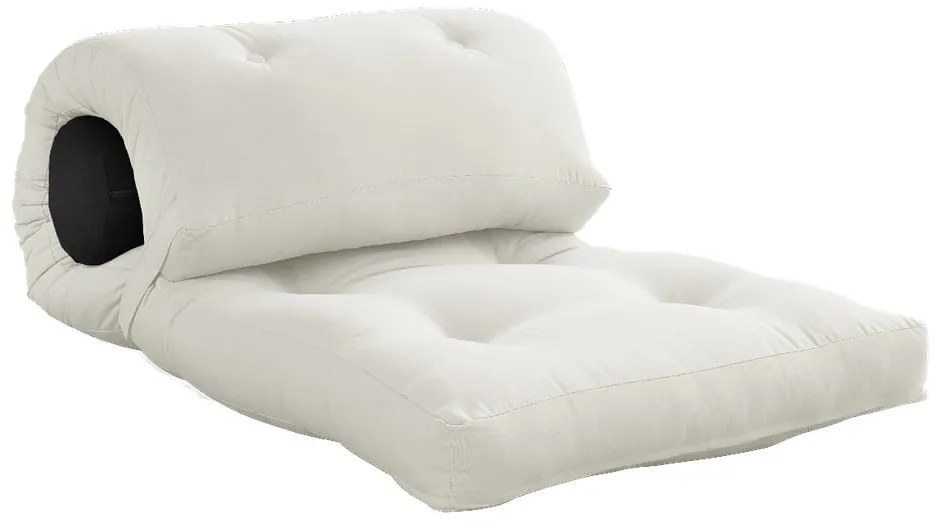 Бяло-сив матрак за футон 70x200 cm Обвивка Естествен/тъмносив - Karup Design