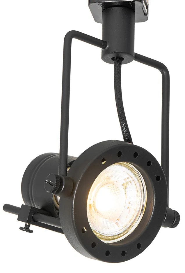 Интелигентна релсова система черна 1-фазна с 5 Wifi GU10 - Suplux