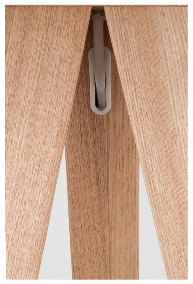 Бяла подова лампа Триножник Дърво, ø 50 cm - Zuiver