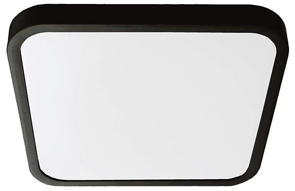 LED Плафон за баня LED/18W/230V 6500K IP44 25x25 см черен