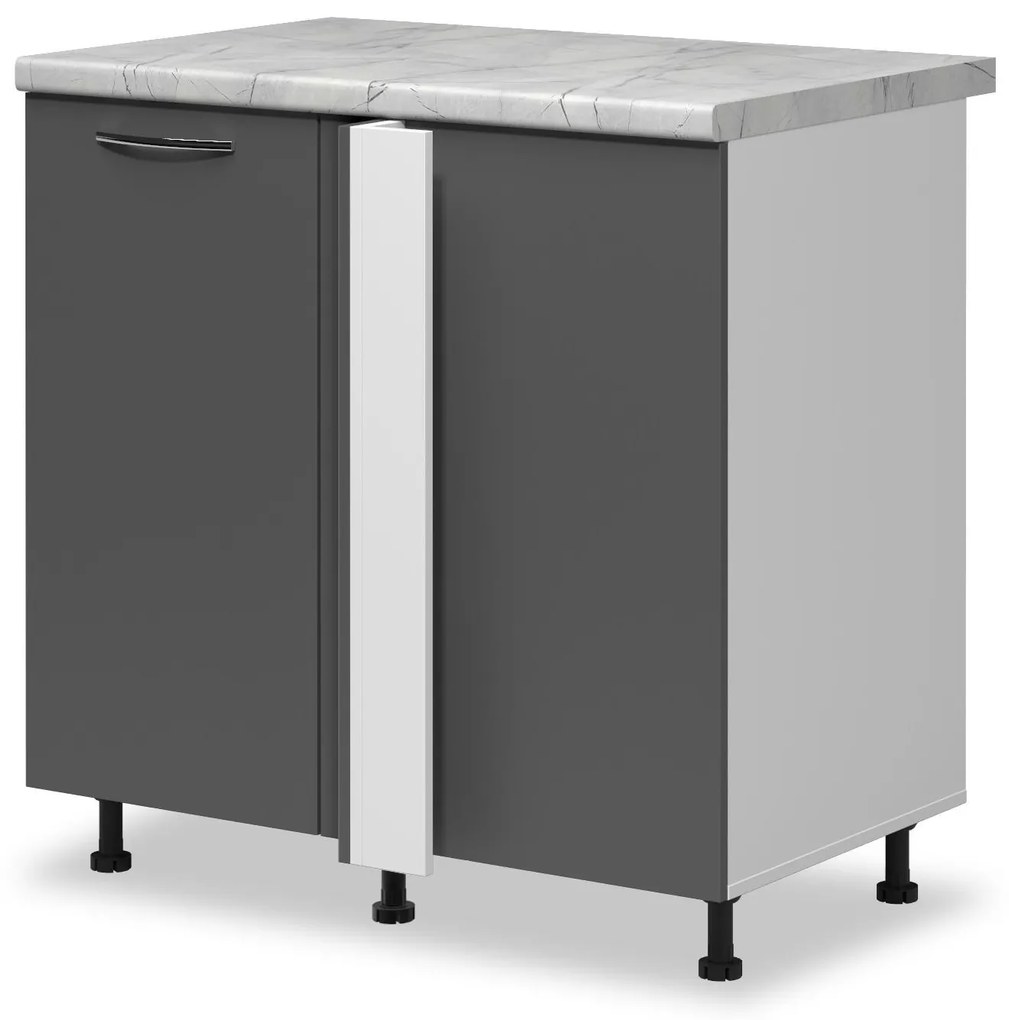 Кухненски шкаф ъглов Дакота 17 десен