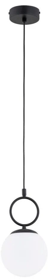 Пендел SITRO 1xE14/10W/230V черен/бял