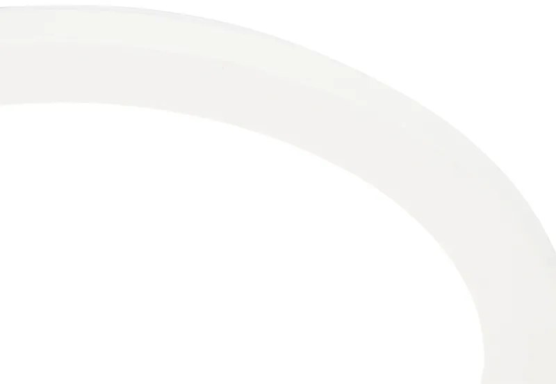 Таванна лампа бяла 22,5 см с LED 3-степенен димер IP44 - Steve