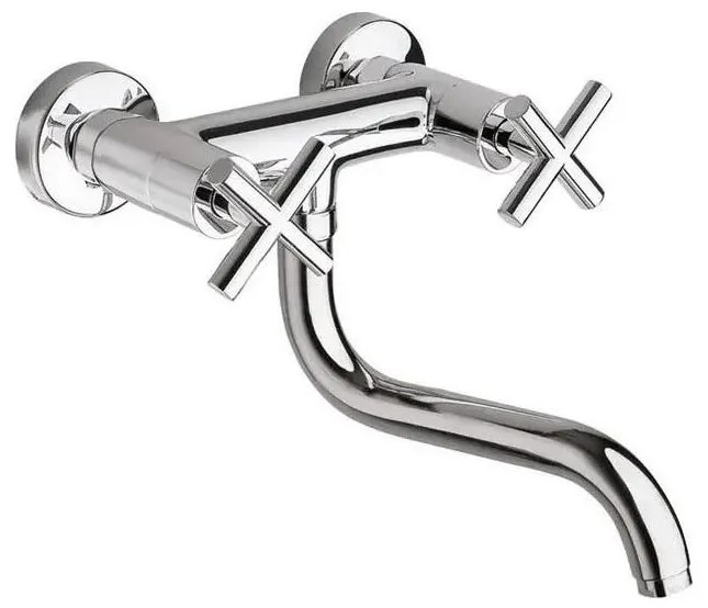 Sapho - смесител за кухненска мивка AXIA лъскав хром