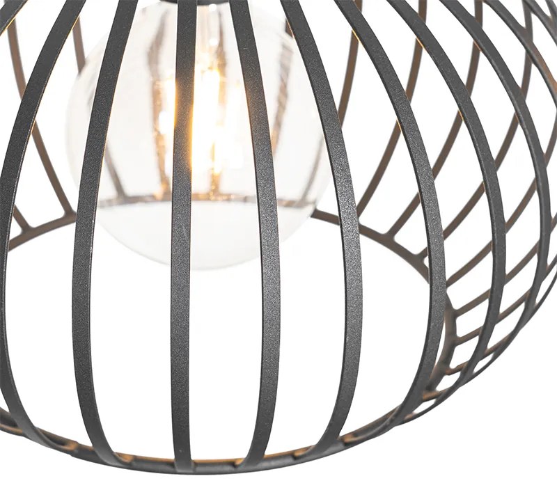 Модерна висяща лампа черна 3-светлина - Saffira