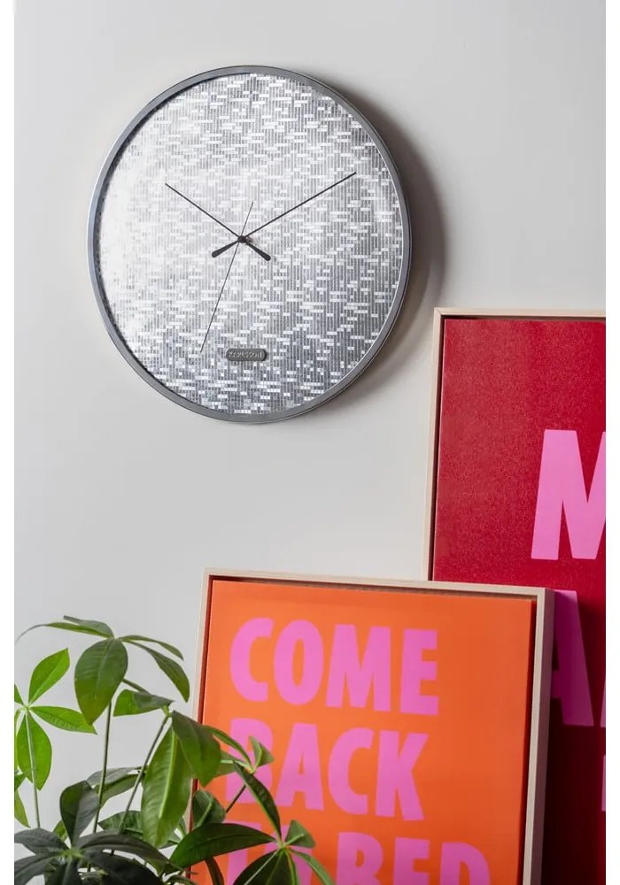 Стенен часовник ø 40 cm Bling Bling – Karlsson