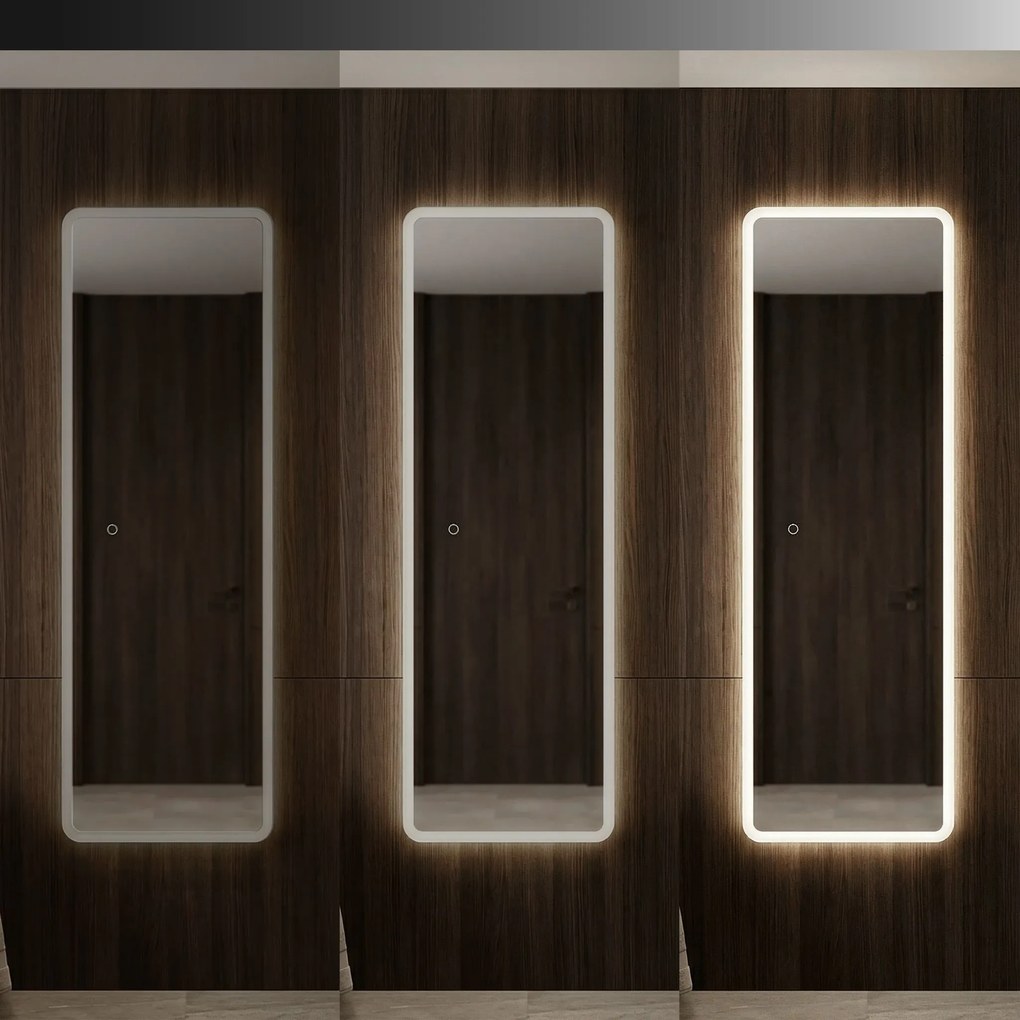 Огледало LED 150x50cm MOL-SQ