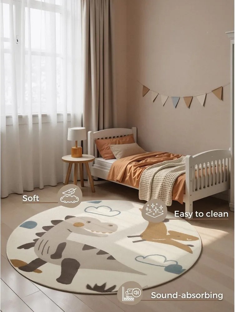 Детски килим ø160 cm Dino – Hanse Home