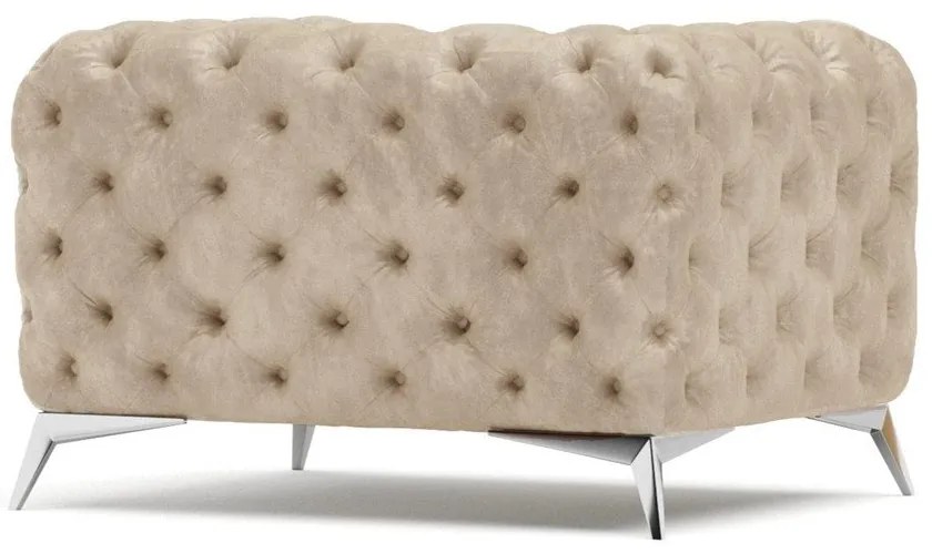 Бежово кадифено кресло Chelsea – Ropez