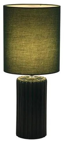 Searchlight EU22353GR - Настолна лампа GROOVE 1xE14/60W/230V зелена