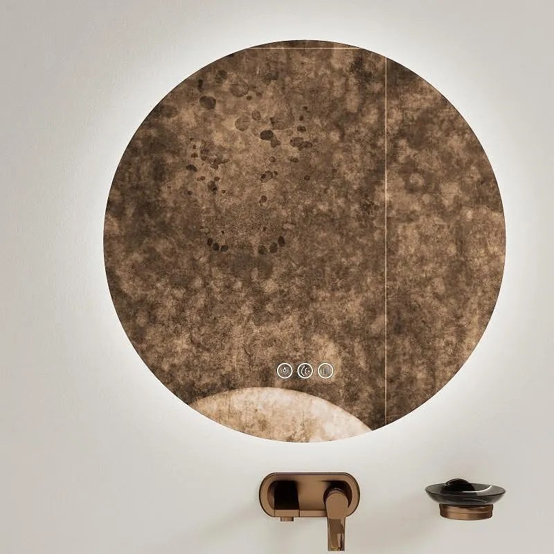 LED огледало с нагревател MARCO 1969, Inter Ceramic, 79х79см