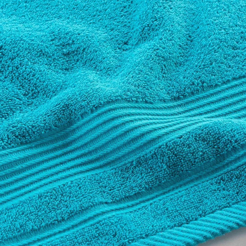 Синя памучна кърпа от тери 50x90 cm Tendresse – douceur d'intérieur