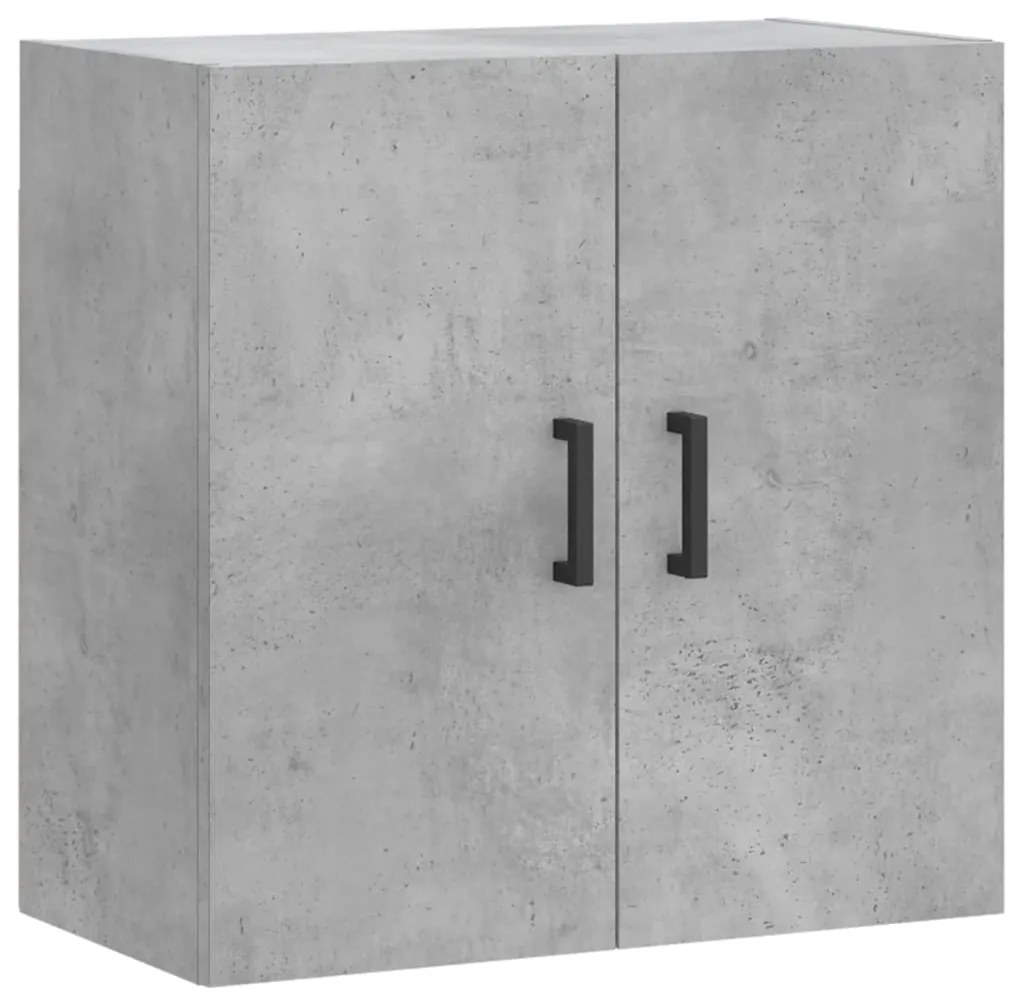 829968 vidaXL Стенен шкаф, бетонно сив, 60x31x60 см, инженерно дърво