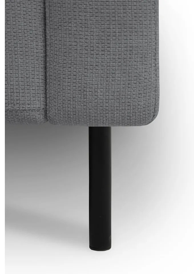 Тъмносив ъглов диван (ляв ъгъл) Hero – Scandic