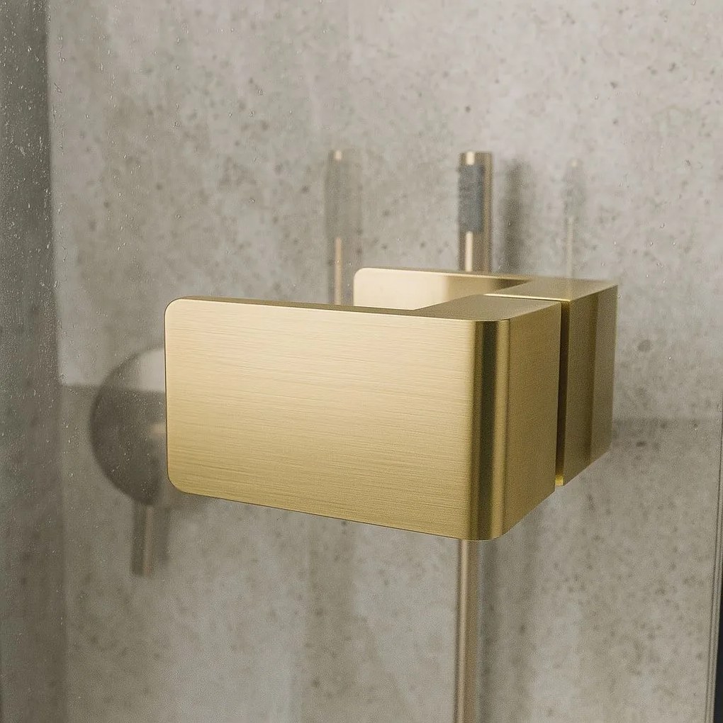 Душ кабина Rea Atlas 80x100 Brush Gold