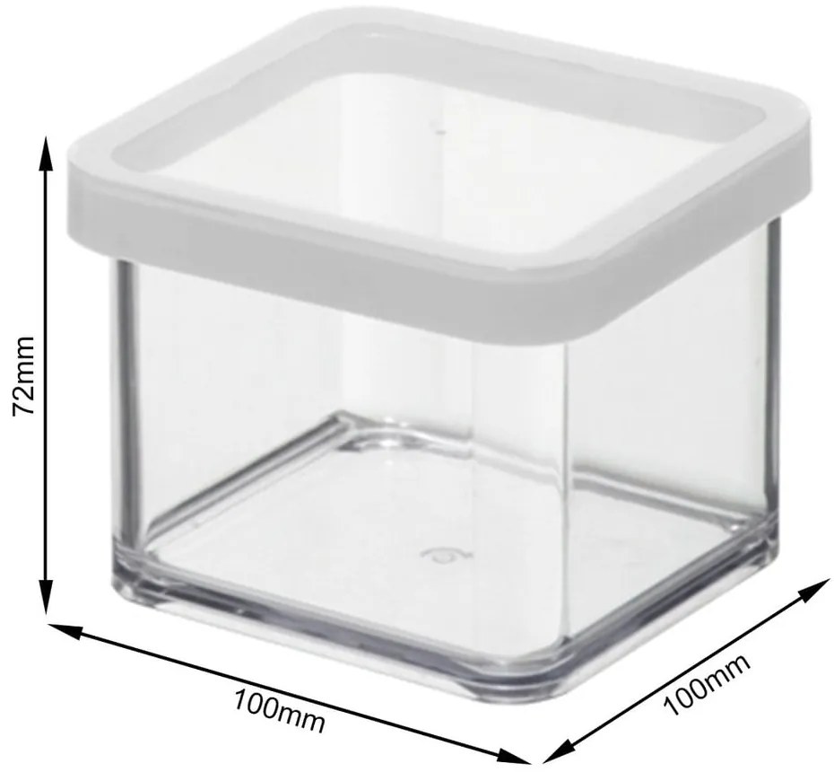 Буркан за храна 0,5 л Loft - Rotho