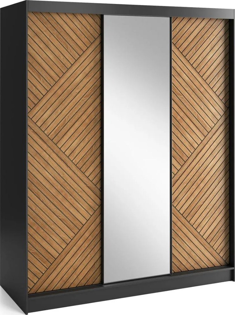 Плъзгащ се гардероб Phylo III с Огледало